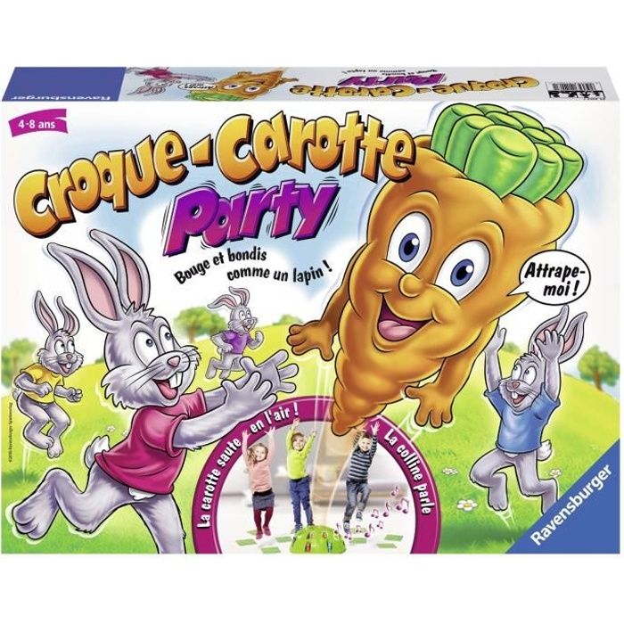 RAVENSBURGER Jeux de Société Croque Carotte Party