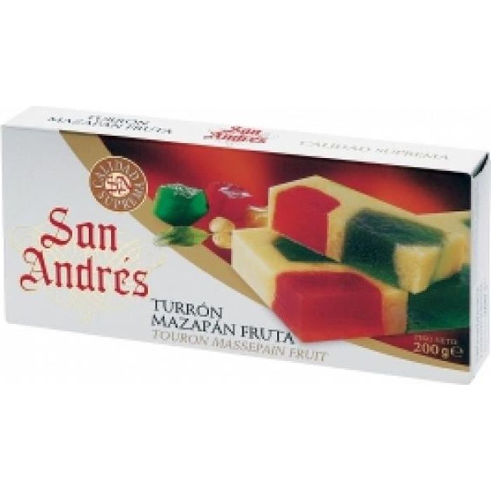 Turron aux fruits confits San Andres 200 grs