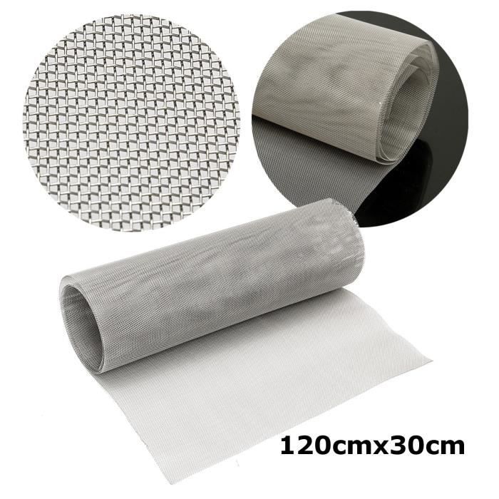 120x30cm Rouleau 25 Micron Mesh 316 Acier inox filtre Filtration Filter Sheet