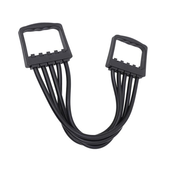 1pc utile portable réglable en acier à ressort en à double usage bras extenseur tirant bande résistante pour le sport