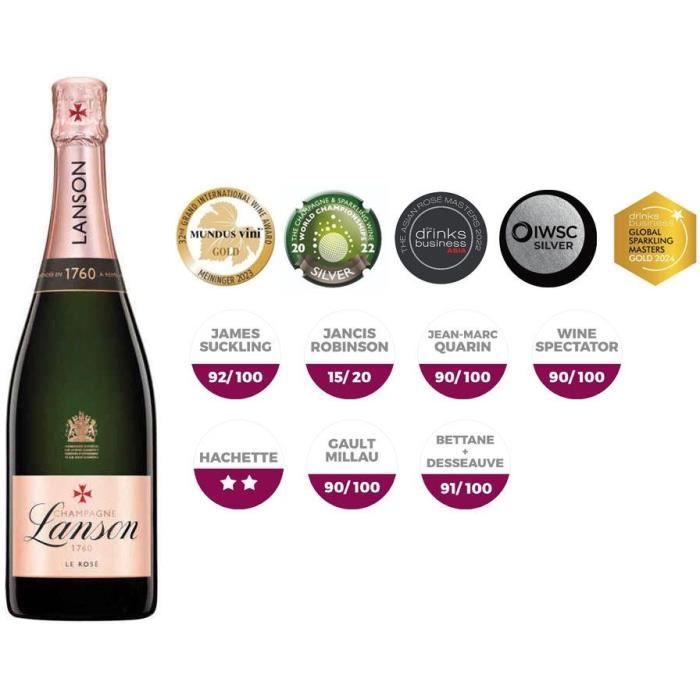 Champagne Lanson Le Rosé - 75 cl