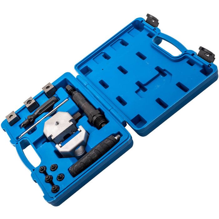 18PCS Universel Kit doutils dévasement hydraulique pour les conduites de frein de véhicule Coffret Outillage
