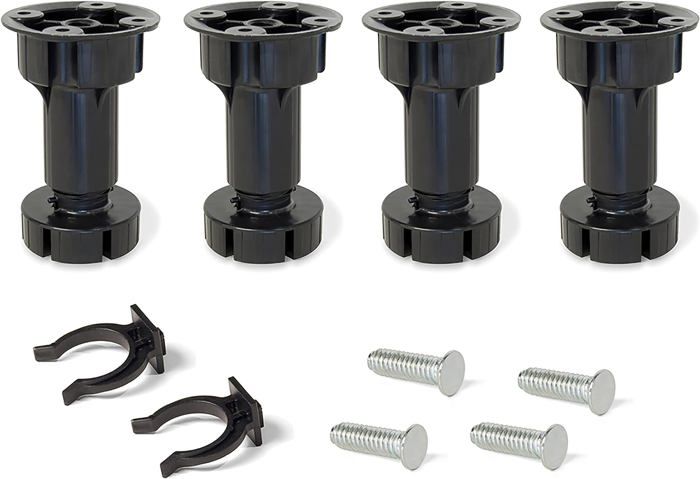 Pieds Pour Meubles, Pieds Réglables Pour Cuisine, Lot De 4 Pièces