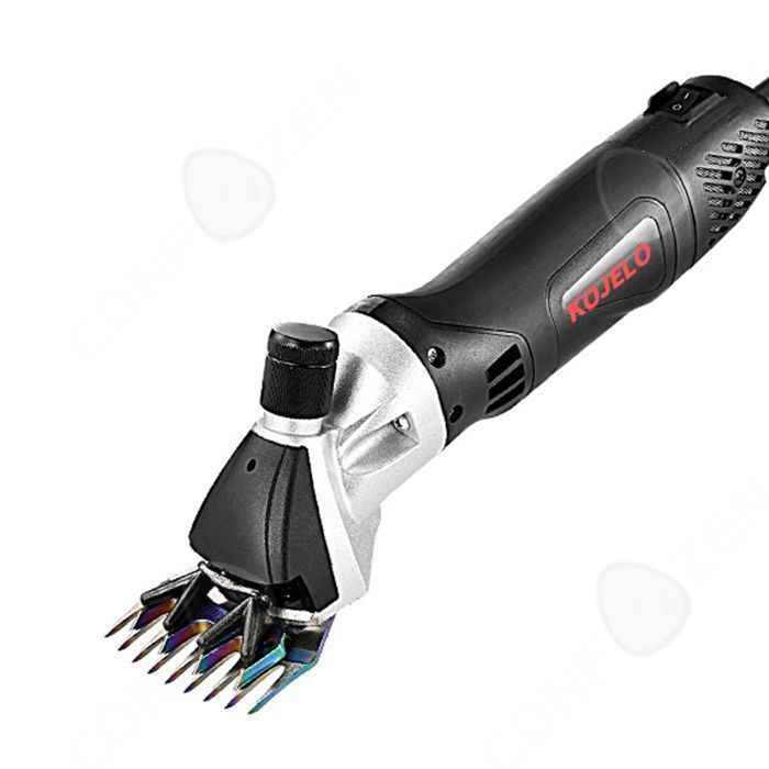 Comparer les prix de C Tondeuse à moutons 6 vitesses ajustable tondeuse mouton électrique avec étui de transport ciseaux à moutons chèvres lamas alpacas