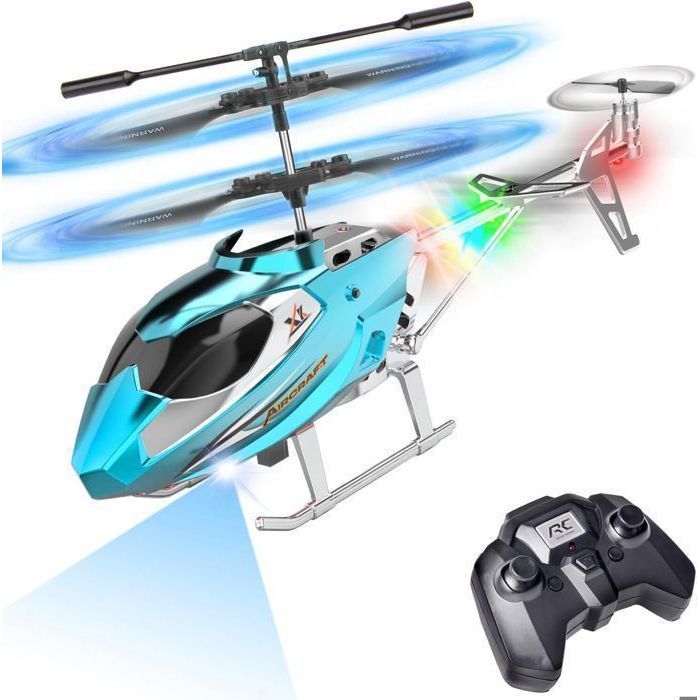 Hélicoptère télécommandé VATOS - évitement d'obstacles - flip à 360° - lumière LED - tout-en-1 - Jeux - Jouets Hélicoptère télécommandé VATOS - évitement d'obstacles - flip à 360° - lumière LED - tout-en-1 - Jeux - Jouets
