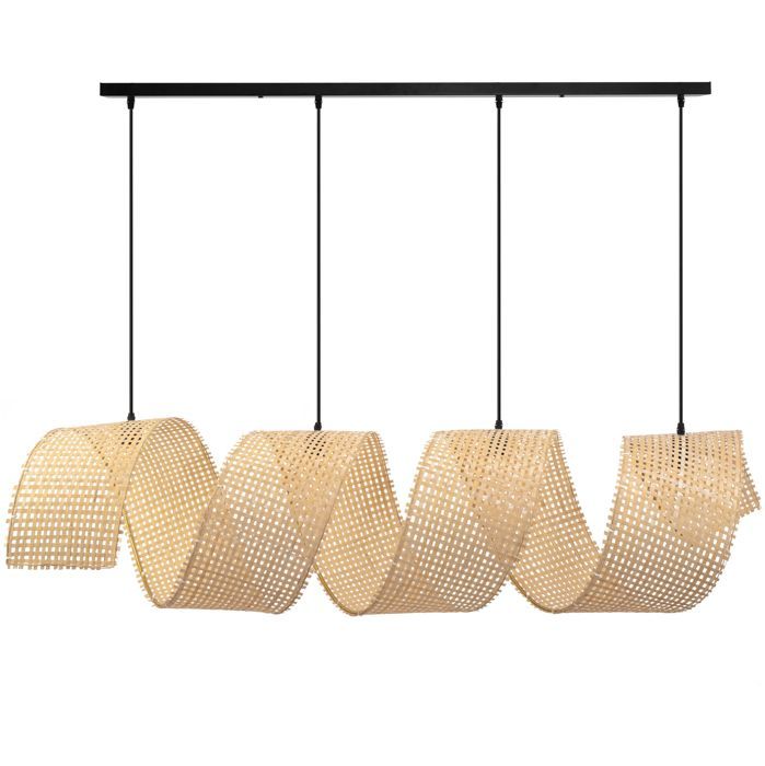 Lampe Suspendue De Plafond Toolight Boho App1643-1Cp Suspenion Beige 160 X 35 X 95 Cm