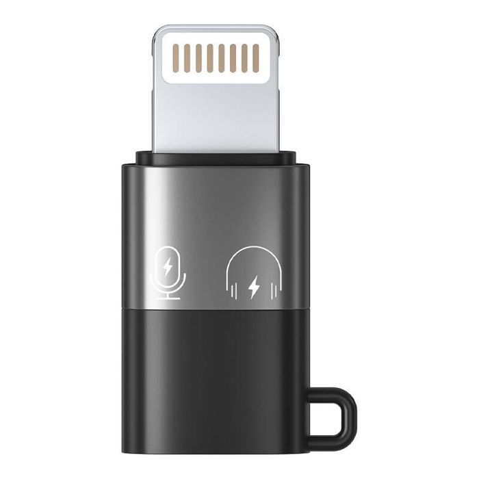 Adaptateur manette PULUZ PU649B OTG USB C vers Lightning Couleur plateforme - vue 2