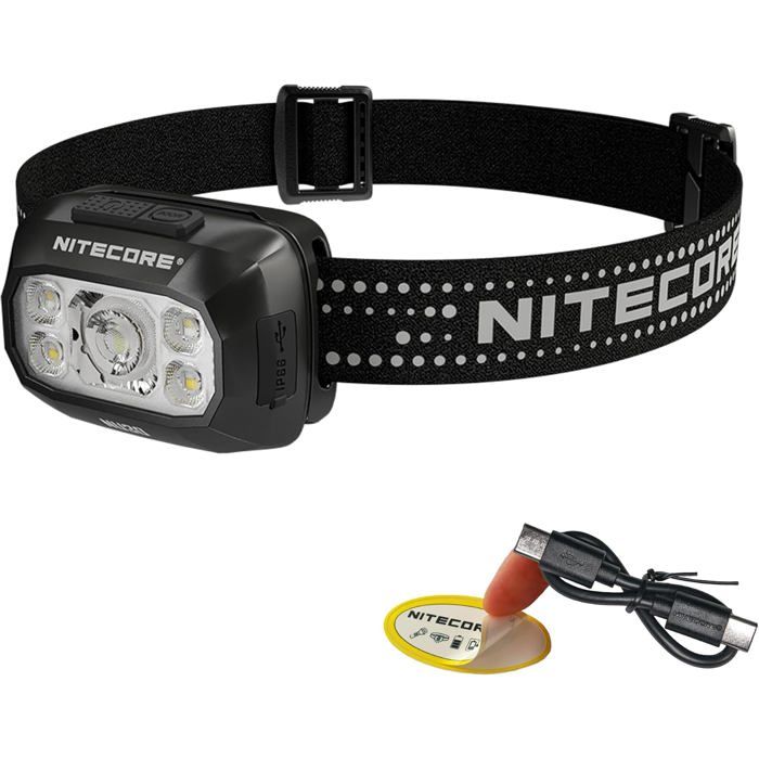 Lampe Frontale Nitecore NU27 - 600 Lumens rechargeable + lumière rouge