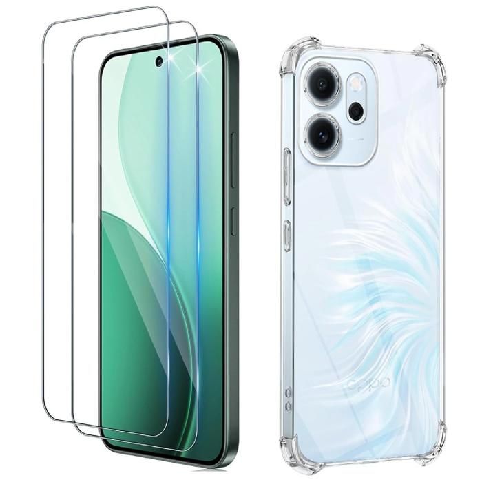 2x Protections Verre Trempé Pour Caméra Oppo Reno14 5G - Anti-rayures, Transparence Haute, 0.3mm 9H