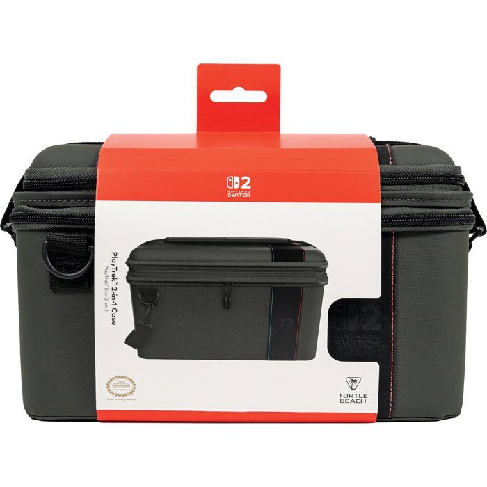 Etui 2-en-1 -TURTLE BEACH - PlayTrek - Pour Nintendo Switch 2 - Gris Anthracite