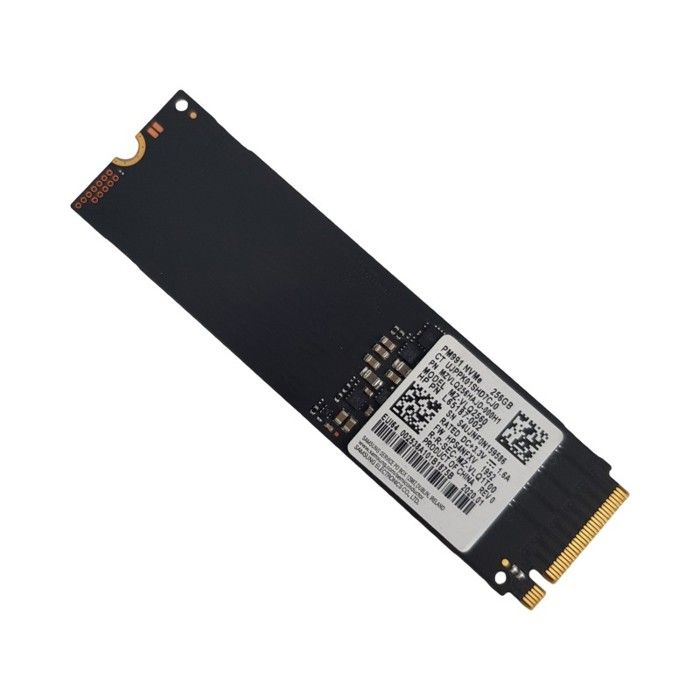 Samsung PM991 NVme MZVLQ256HAJD 000H1 .2 2280 - vue 2