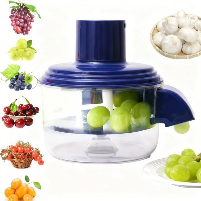 Éplucheur électrique pour fruits et légumes - Éplucheur automatique 2 en 1 - Rechargeable par USB - Pour ail raisins et mununo