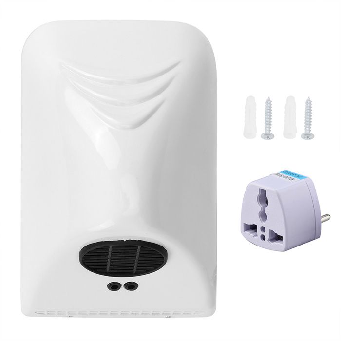 Sèche-mains électrique mural automatique 60 W à capteur infrarouge pour usage domestique et hôtelier prise UE 25 ASPIRATEUR BALAI