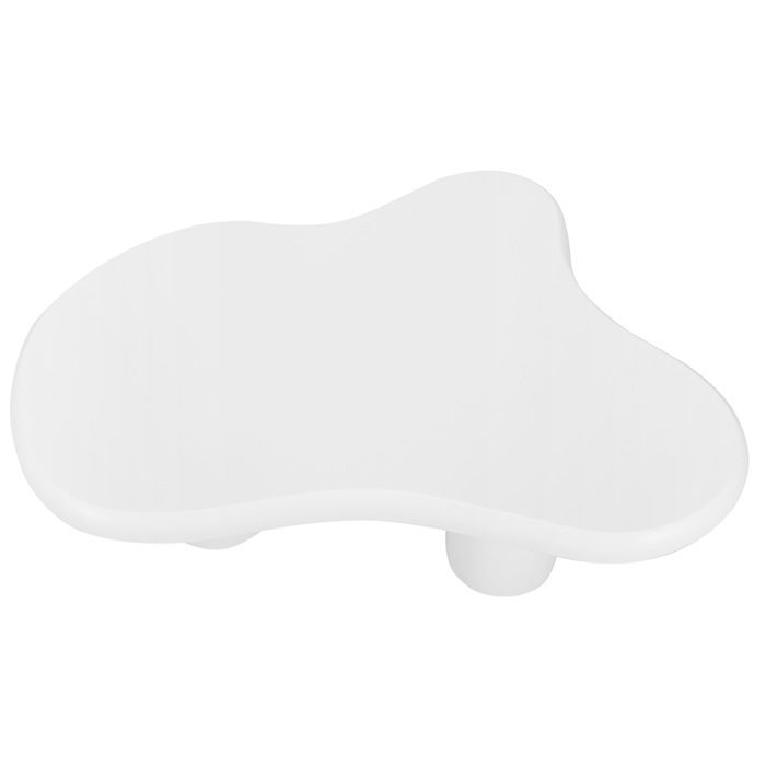 MEULVA Table basse nuage blanche en MDF laqué 97 x 67 x 32 cm salon moderne