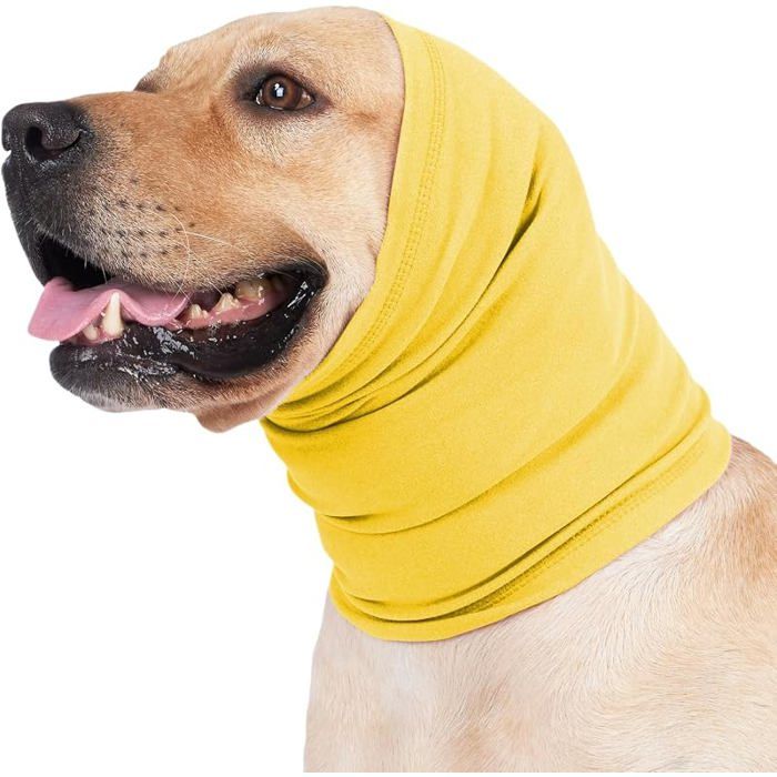 Cache Oreilles apaisants pour Chien pour Protection Contre Le Bruit Bandeau pour souger anxiété S Jau BANDANA - FOULARD - CRAVATE -