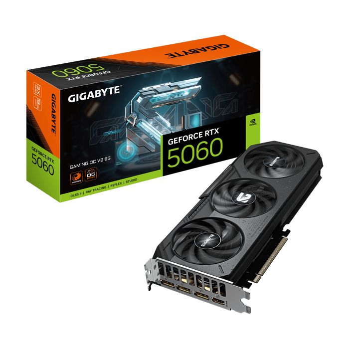 Carte graphique - GIGABYTE - GeForce RTX 5060 GAMING OC V2 8G - 8 Go GDDR7 - 128-bit - PCIe 5.0
