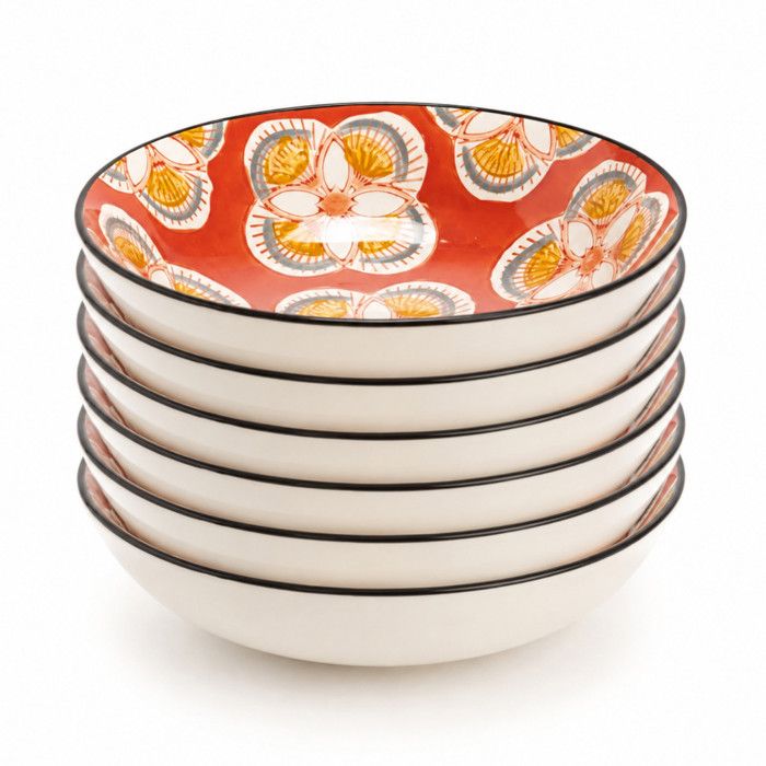 Assiette creuse Imany 19 cm - 5 dont 1 offerte (lot de 6) - Amadeus