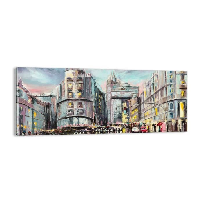 Impression sur Toile 100x40cm Tableaux Archéologie architecture italie colisée