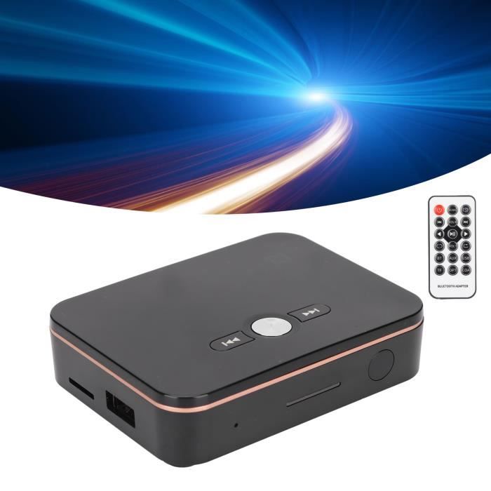 Émetteur Bluetooth 5.3 Double Connexion - Pour TV, Avion, Voiture - Prise 3.5mm, AptX-LL Basse Latence - Jusqu'à 16h D'autonomie