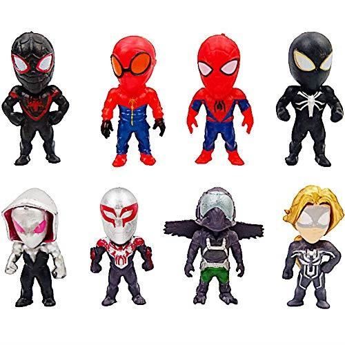 Superhero Mini Action Figures Set of 20 for Boys Superman Cupcake