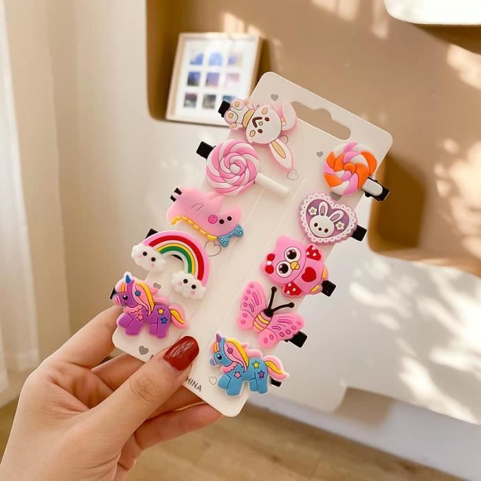 20 Pièces Accessoires Cheveux Nœud Satin Enfants - épingles Papillon Décoratives Pour Queue De Cheval