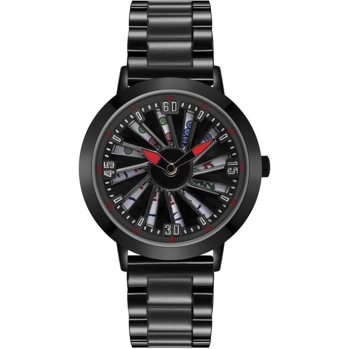 Montre GT Racing Military Homme - Quartz Caoutchouc Noir/Rouge (51mm)