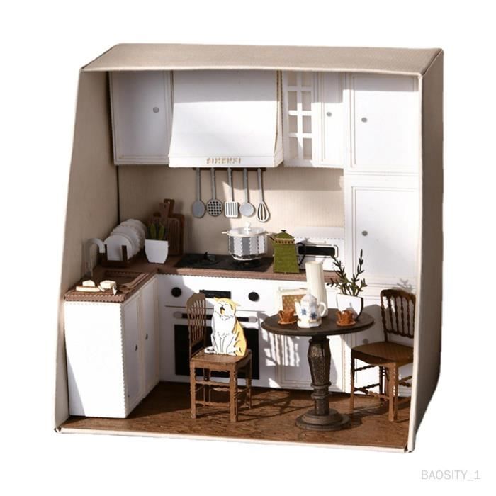 Mini Fenêtre En Bois Pour Maison De Poupée – 9,8x7,3 Cm, Blanche, Pour échelle 1:12, Accessoire DIY