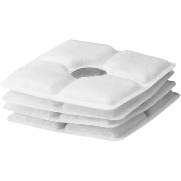 Lot De 25 Filtres De Rechange Pour Fontaine à Chat Catit Pixi - Triple Filtration (charbon Actif + Résine) - Compatible Avec Les Fontaines Catit