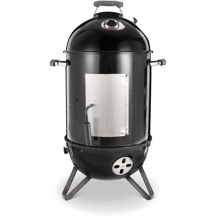Barbecue fumoir au charbon de bois Ø44cm – Jacques – Smoker premium ...