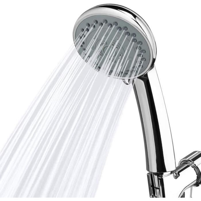 Pommeau De Douche à Main Haute Pression 5 Réglages De Jet, Puissant Jet