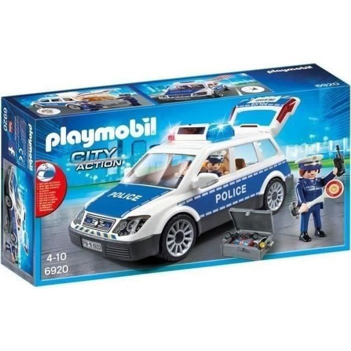 voiture police telecommandee playmobil