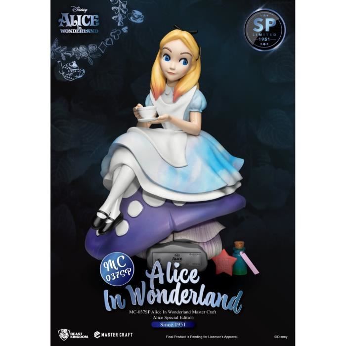Figurine Alice au pays des merveilles Disney Master Craft édition spéciale