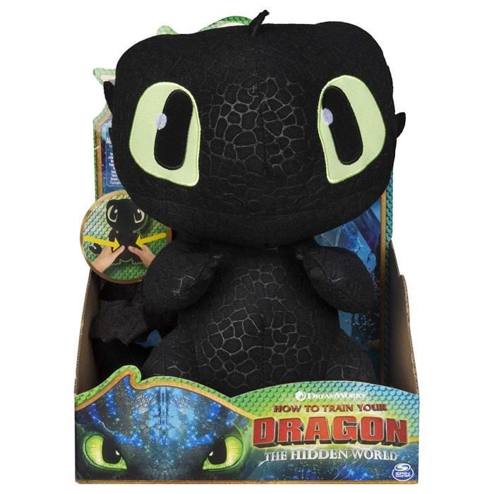 Peluche Dragons 3: Le Monde caché - Furie éclair [brille dans le noir] -  Peluche - Achat & prix