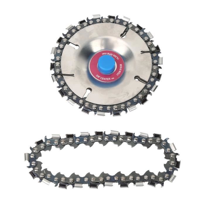 Lot De 2 Disques Pour Meuleuse D'angle 22 Dents 100mm - Scie à Chaîne Pour Bois - Neuf En Emballage