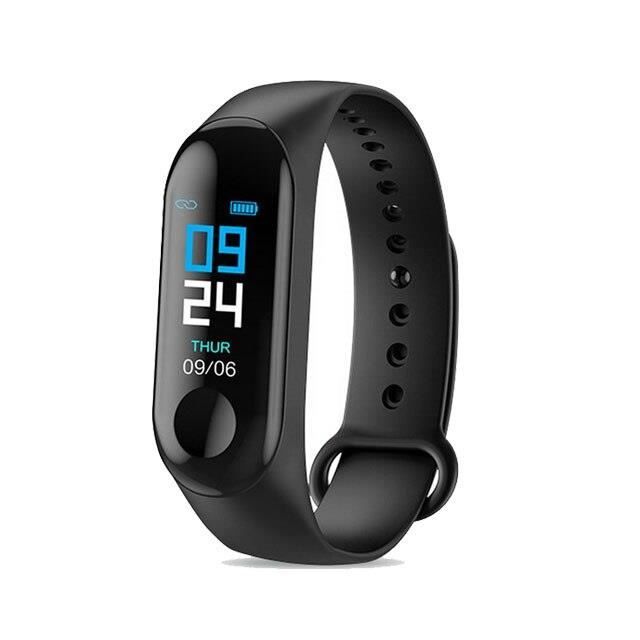 Montre connectée,Pas cher Bracelet intelligent montre étape HR Fitness  Tracker Bracelet Smartband pour - Type Standard Black - Cdiscount Téléphonie