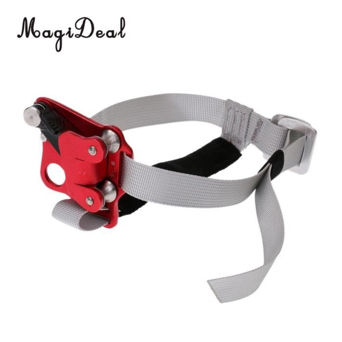 NewDoar Élévateur de pied droit pour escalade, arboriste, alpinisme, rappeur, équipement d'escalade certifié CE, pour corde de 8 à 13 mm (bleu droit NewDoar Élévateur de pied droit pour escalade, arboriste, alpinisme, rappeur, équipement d'escalade certifié CE, pour corde de 8 à 13 mm (bleu droit