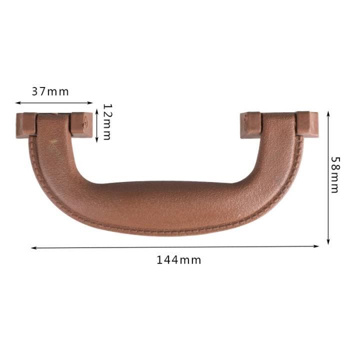 Poignée pour valisette ou mallette en carton. Poignée Valise en plastique pour cartonnage - Vos