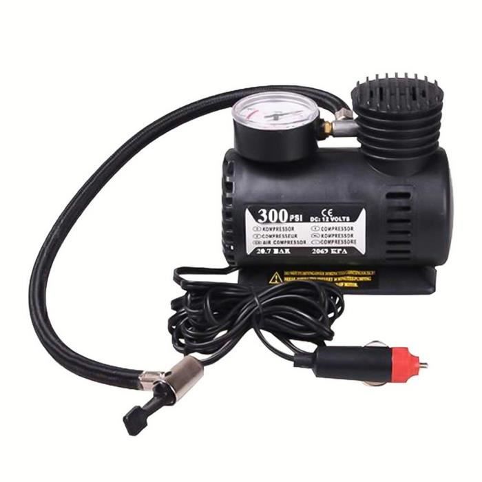 Compresseur Auto - Pompe à Air Portable 12V - Électrique - Universel