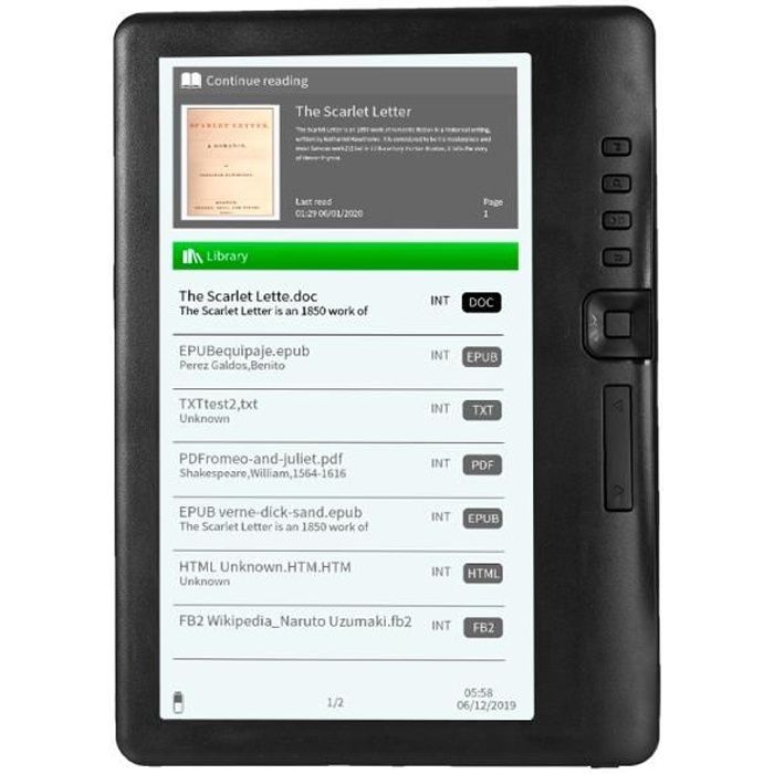 LIVRE NUMERIQUE - LISEUSE - EBOOK Tablette multifonctionnelle