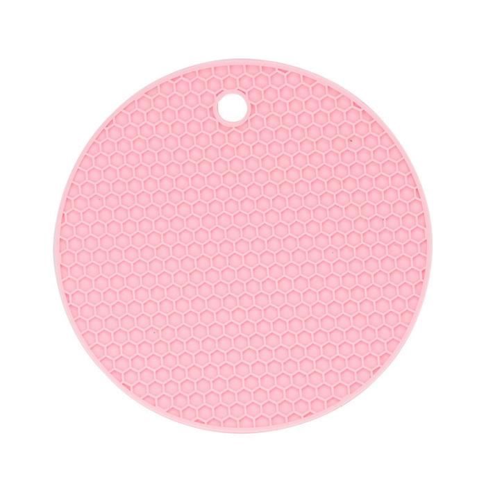 Dessous de Verre en Silicone Tapis Résistant à la Chaleur 30 x 23 cm Dessous de Verre en Silicone Tapis en Silicone Résistant à la Chaleur jusqu'à 230°C pour Cuisine (Gris