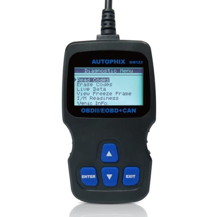 AUTOPHIX OM123 OBD2 Valise de Diagnostic Autophix OBD 2 Scanner