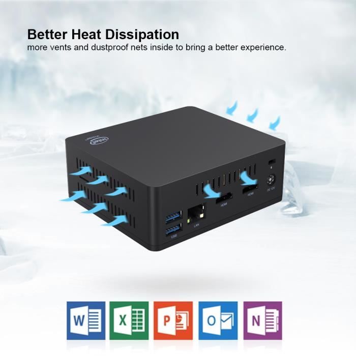 Vente Ordinateur de bureau AP35 Licence Windows 10 Mini PC Multimédia Office Ordinateur de Bureau RAM 4Go LPDDR4 64Go eMMC Intel Apollo Lake J3355,HDD&SD pas cher Vente Ordinateur de bureau AP35 Licence Windows 10 Mini PC Multimédia Office Ordinateur de Bureau RAM 4Go LPDDR4 64Go eMMC Intel Apollo Lake J3355,HDD&SD pas cher