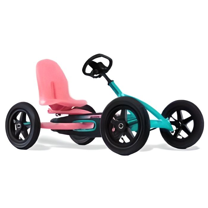 Kart à pédales - BERG - Buddy Lua - Pour enfants de 3 à 8 ans - Siège réglable - Rétropédalage exceptionnel