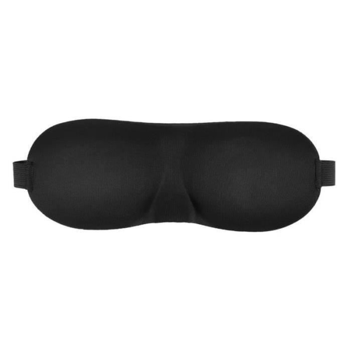 Lot De 24 Bandeaux Pour Les Yeux - Noir, En Polyester Et éponge, Avec Coussinet Nasal Confort