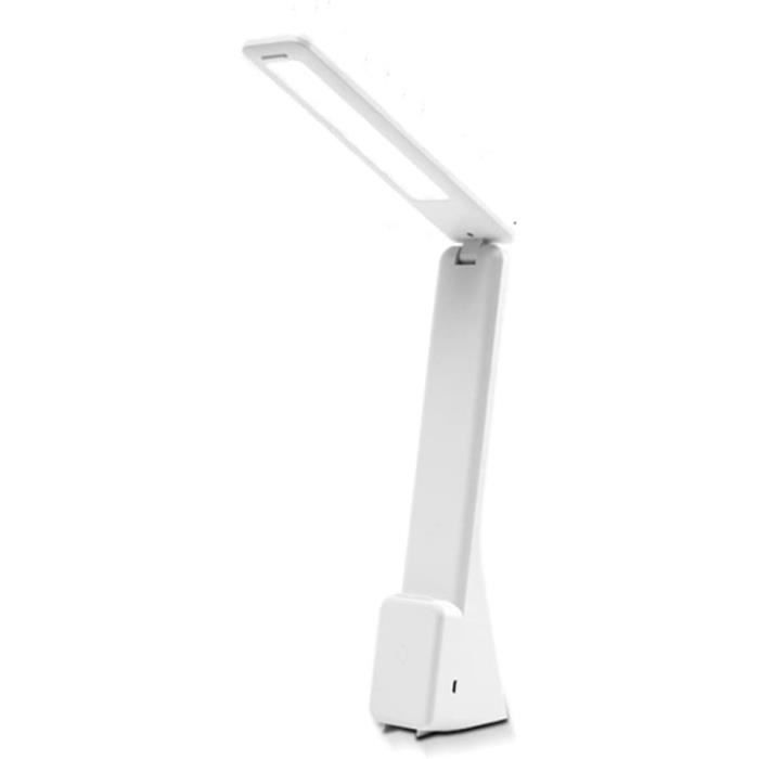 Lampe De Bureau LED Réglable - 5W, Blanc Chaud 3000K, Pliable à 90°, Pied En Verre | Pour Lecture, Travail - 7