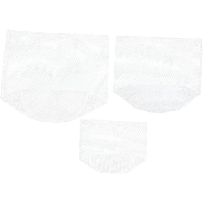 Sacs Filet Avec Cordon - Lot De 10, 20x30 Cm, Noir | Rangement Sport, Voyage, Lingerie