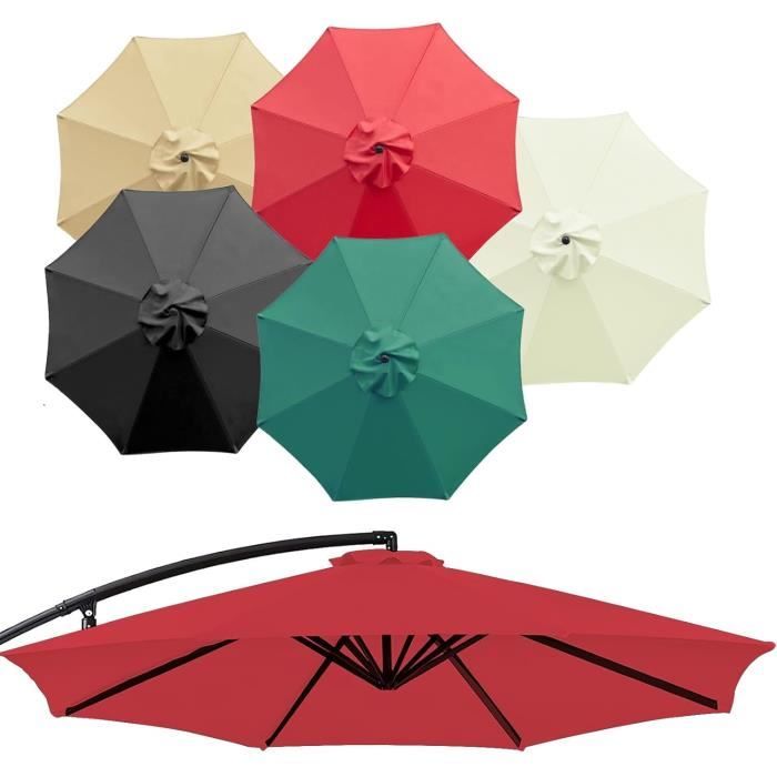 Parasol Déporté 300x300cm Auvent De Rechange Pour Du00e9portu00e9 Parasol De Terrasse Parasol Deporte 3x3