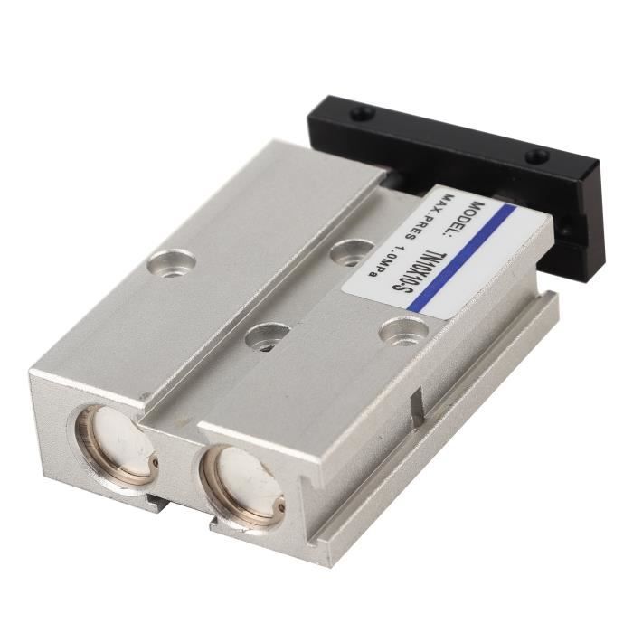 Cylindre Pneumatique Double Effet TN10 X 25 - Support Air Comprimé Non Rotatif, Pression 1-9 Kgf/cm², Coussin Réglable