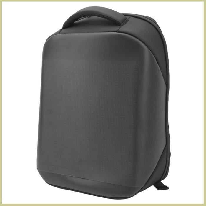 Sac à Dos Moto LED Crelander - Programmable Avec App - Compatible Casque Et Ordinateur - 34x19x48 Cm
