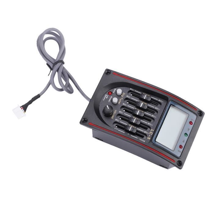 Micro Guitare Acoustique + Préampli EQ 4 Bandes + Accordeur | Pour Scène Et Voyage | Installation Facile - 7